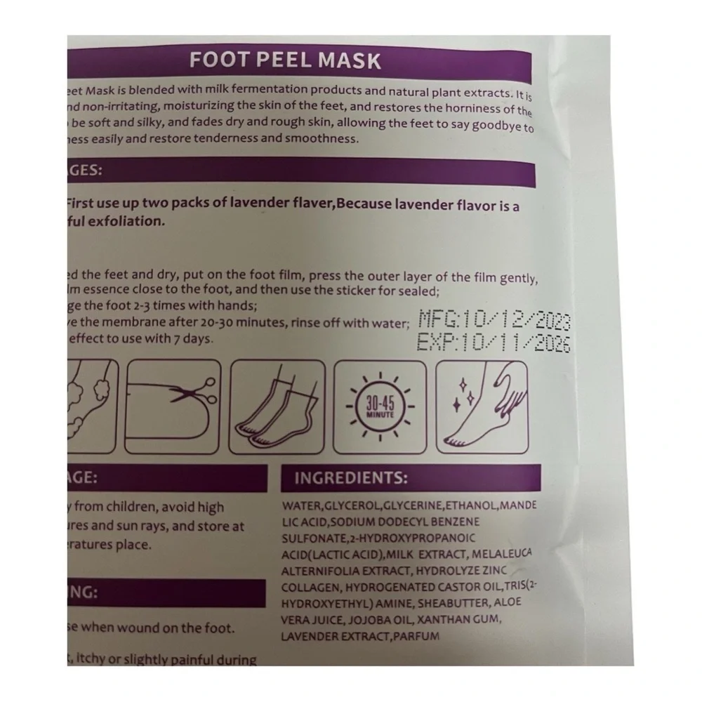 CMYKRAO Foot Peel Mask Exfoliating Treatment - Picture 3 of 8